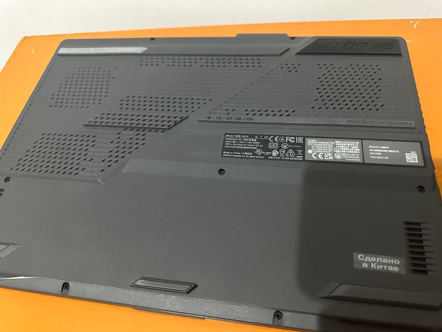 لپتاپ ایسوس ROG G513 IC برای گیم و رندرینگ|رایانه همراه|شیراز, گویم|دیوار