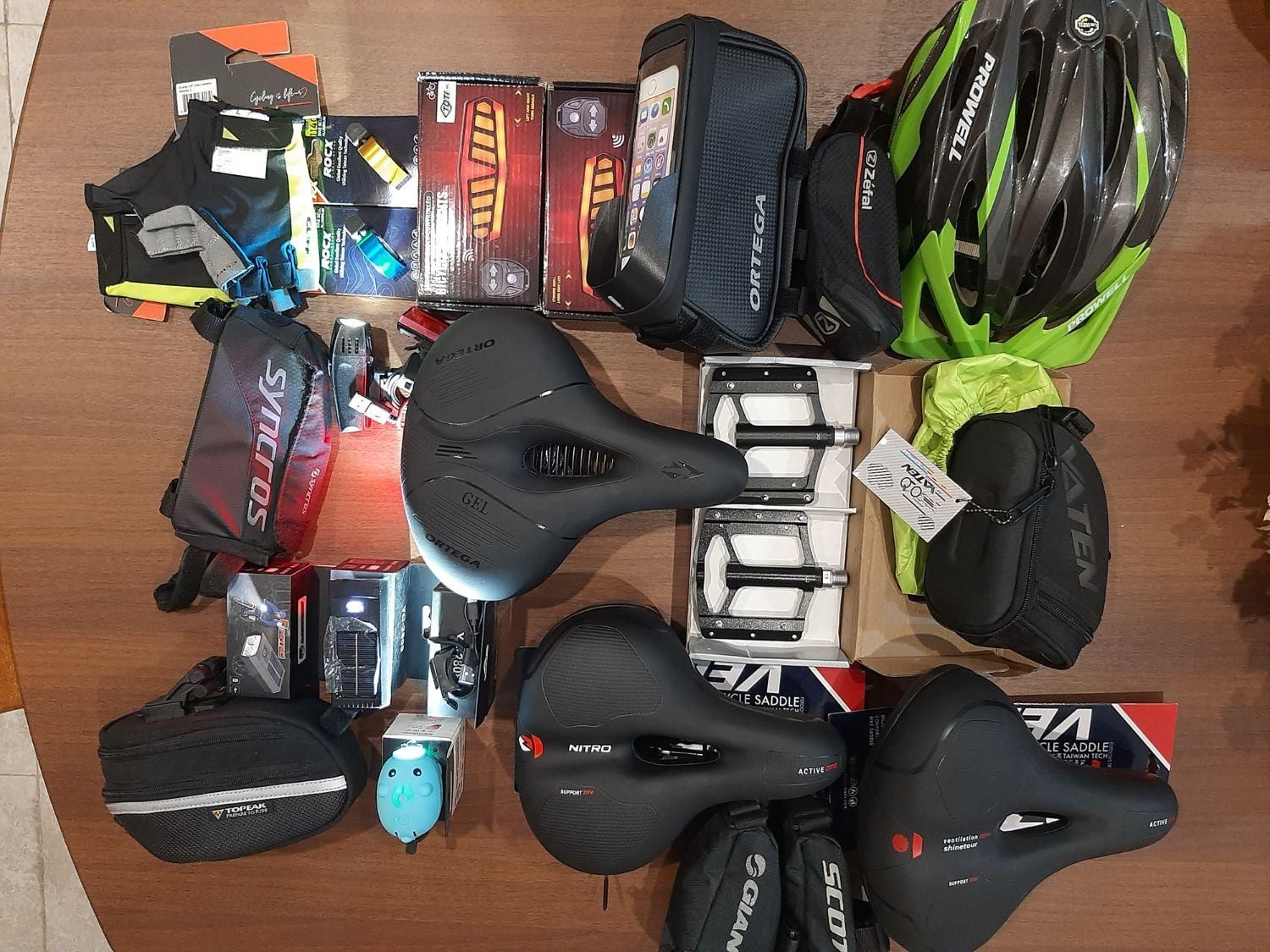 لوازم دوچرخه لاستیک پهن ساحلی طوقه پلاس زین اسکات|دوچرخه، اسکیت، اسکوتر|تهران, گلستان (شهرک راه آهن)|دیوار