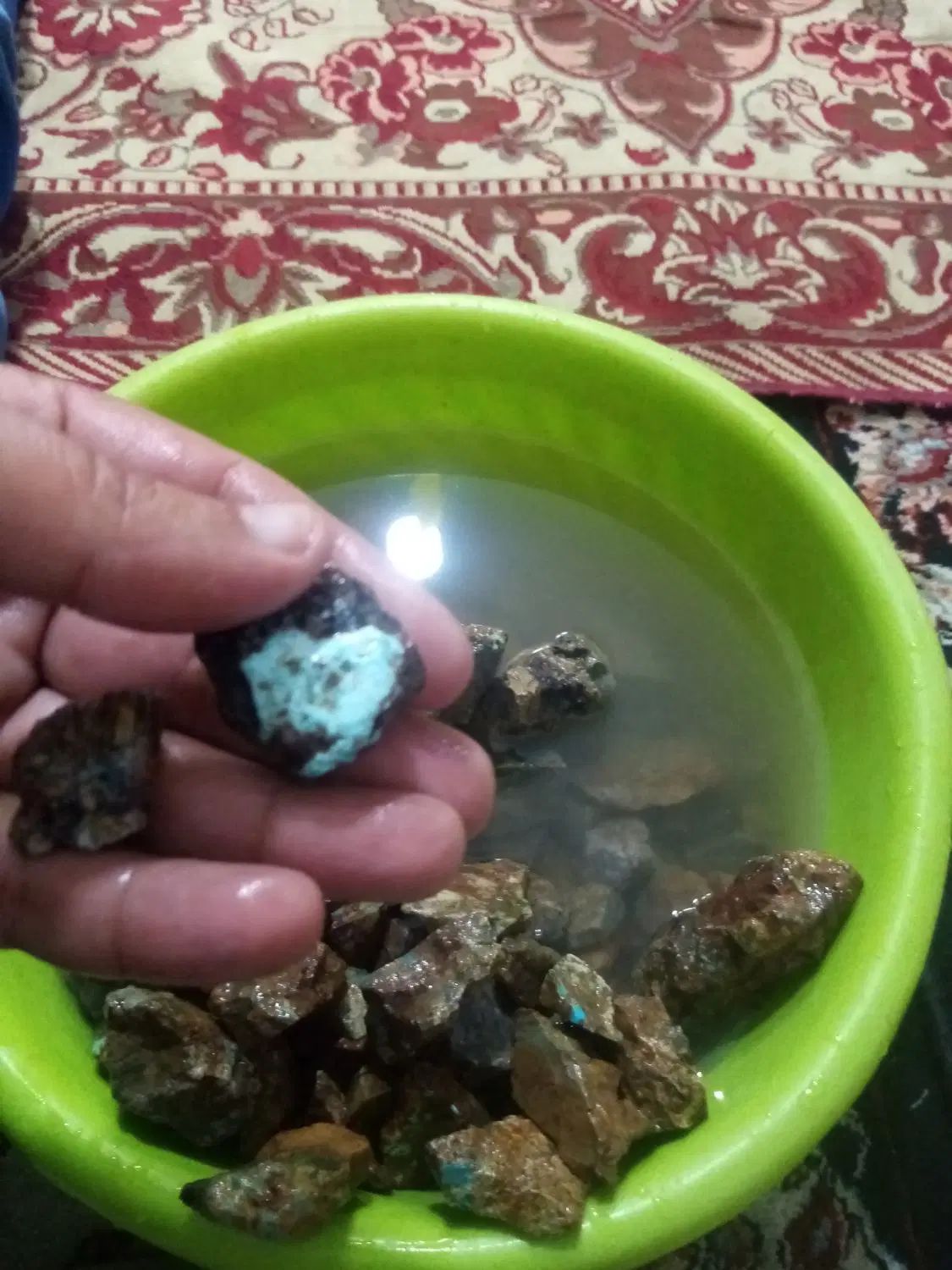 سنگ فیروزه راف نیشابور|جواهرات|مشهد, رباط طرق|دیوار