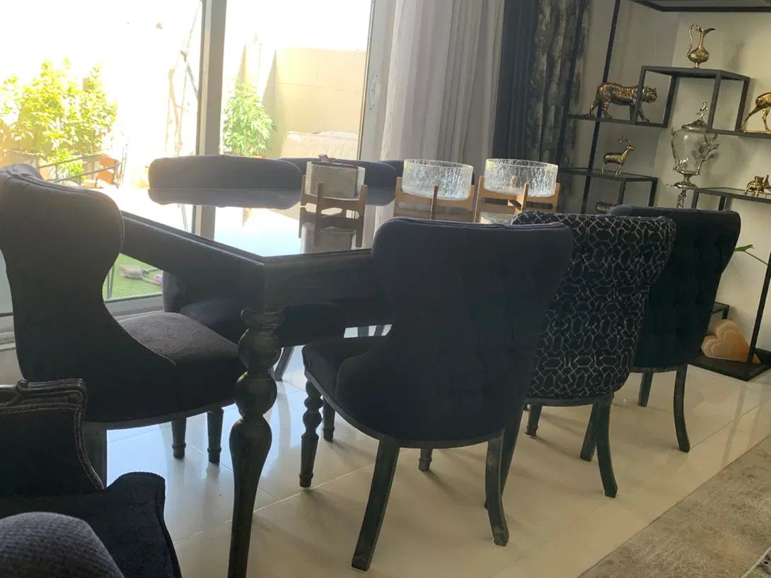 مبلمان ۱۰‌نفره و میز‌‌نهارخوری ۸‌نفره|مبلمان خانگی و میز عسلی|مشهد, جانباز|دیوار