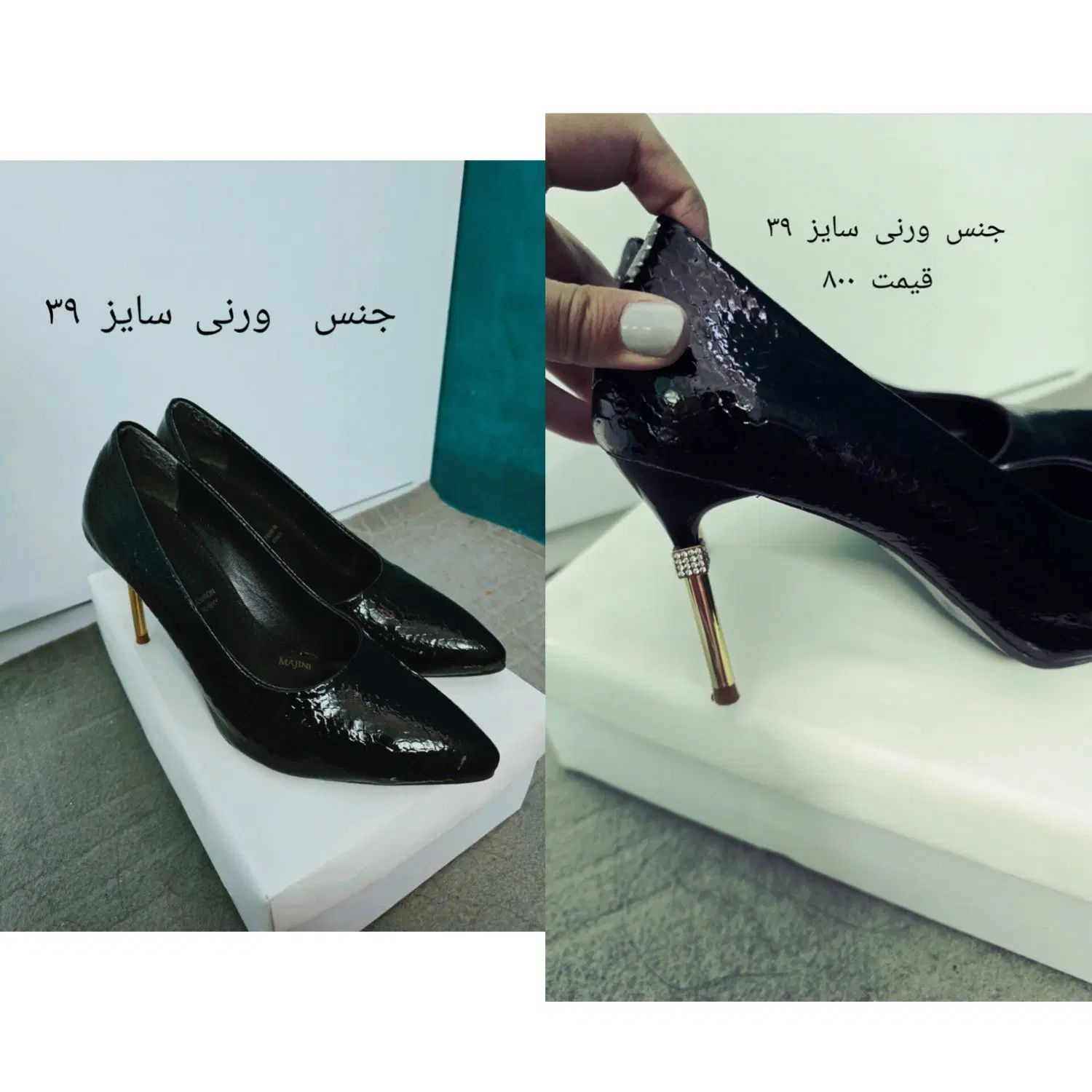۴جفت کفش سایز۳۹و۳۸چرم وورنی همه نو۸۰۰ت|کیف، کفش، کمربند|مشهد, طلاب|دیوار