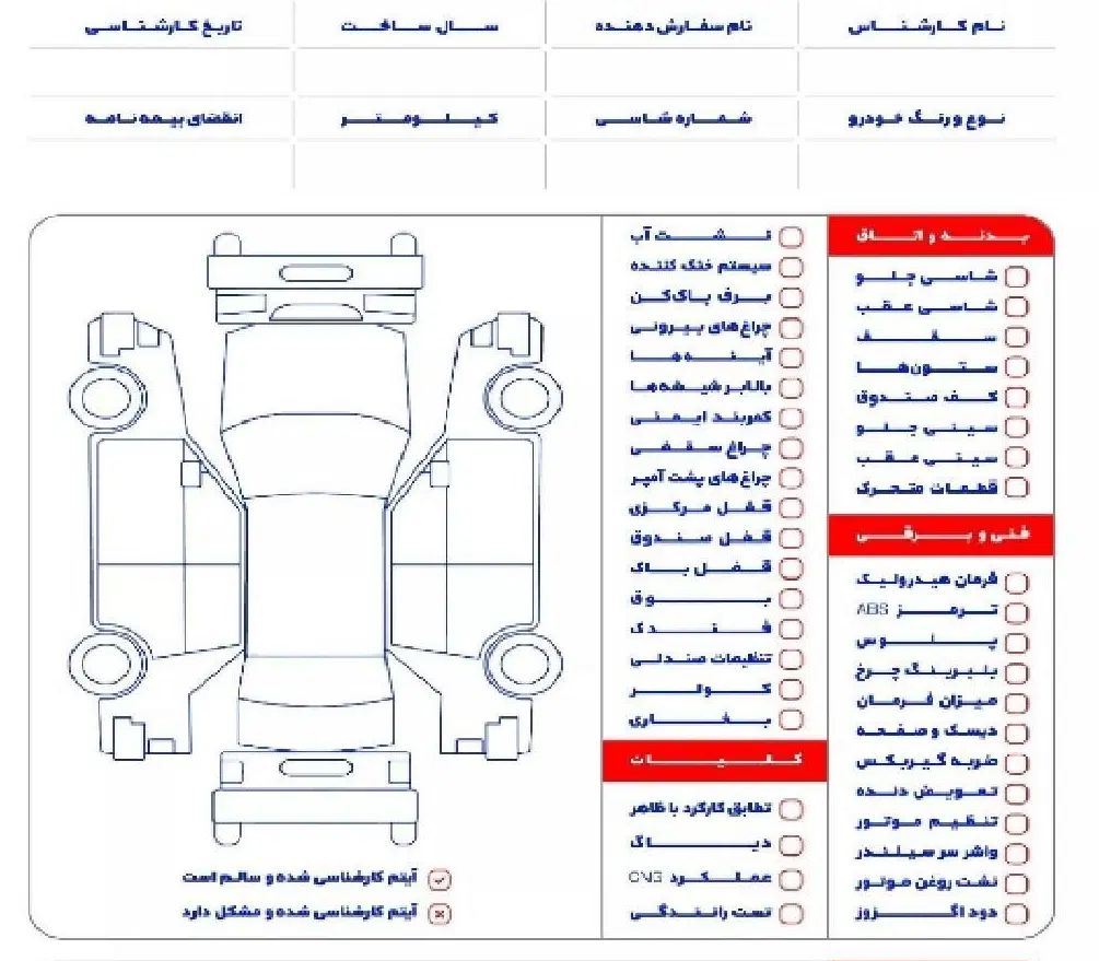 برگه تشخیص رنگ کارشناسی درمحل ونمایشگاهها|خدمات موتور و ماشین|یزد, |دیوار