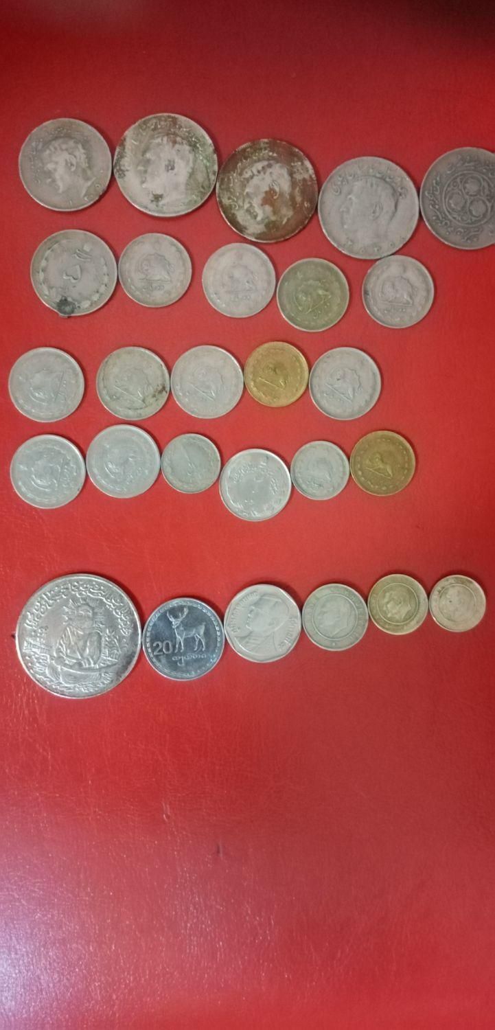 مقداری سکه ایرانی و خارجی|کلکسیون سکه، تمبر، اسکناس|اراک, |دیوار