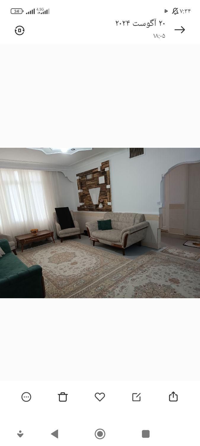 دوتخته فرش شش متری سالم|فرش|آبیک, |دیوار