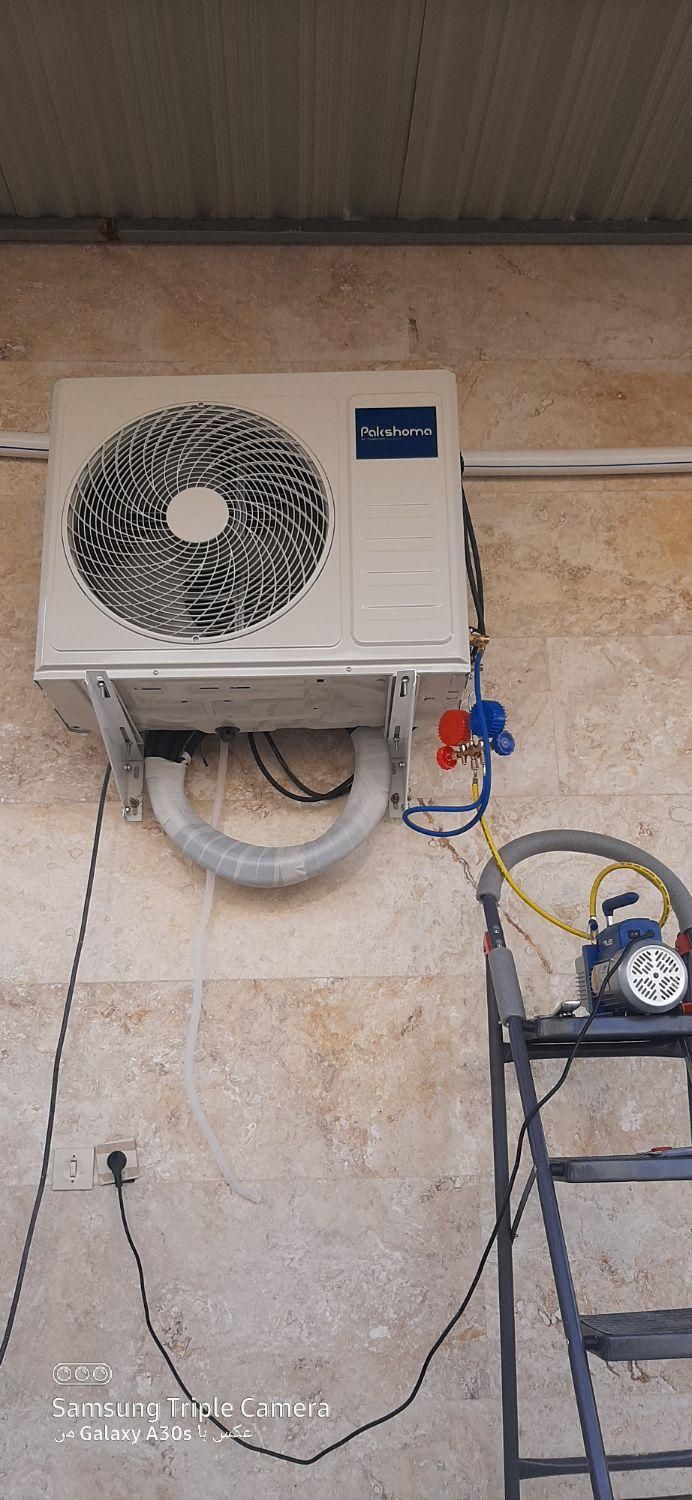 نصب کولر گازی(اسپیلت) واجرایی لوله مسی|خدمات پیشه و مهارت|شاهرود, |دیوار