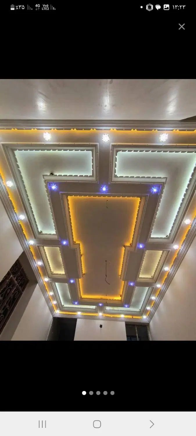 گچ کاری سفید زیر کار لکه گیری تعمیرات|خدمات پیشه و مهارت|ایوان, |دیوار