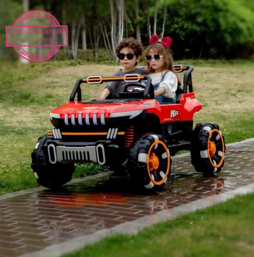 ماشین شارژی وارداتی دونفره شاسی|اسباب‌بازی بچه|قم, کیوانفر|دیوار