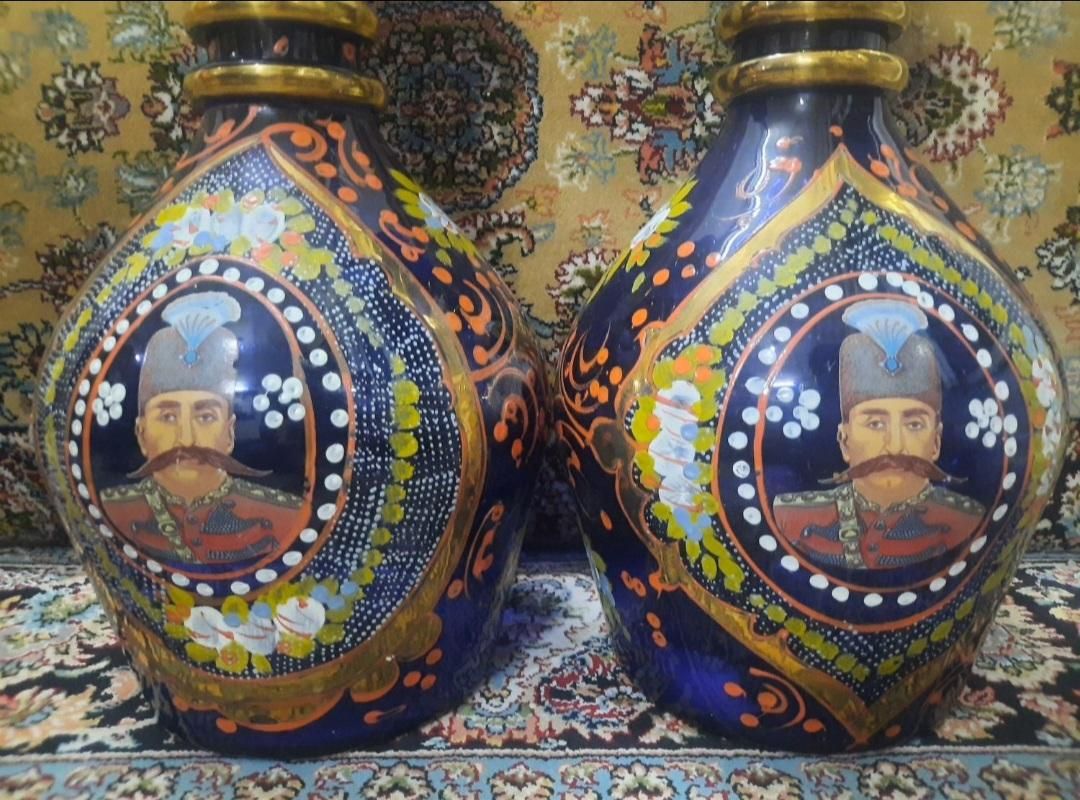 تنگ سرمه ای عتیقه.کشکول.قهوه خوری.|کلکسیون اشیاء عتیقه|تهران, اقدسیه|دیوار