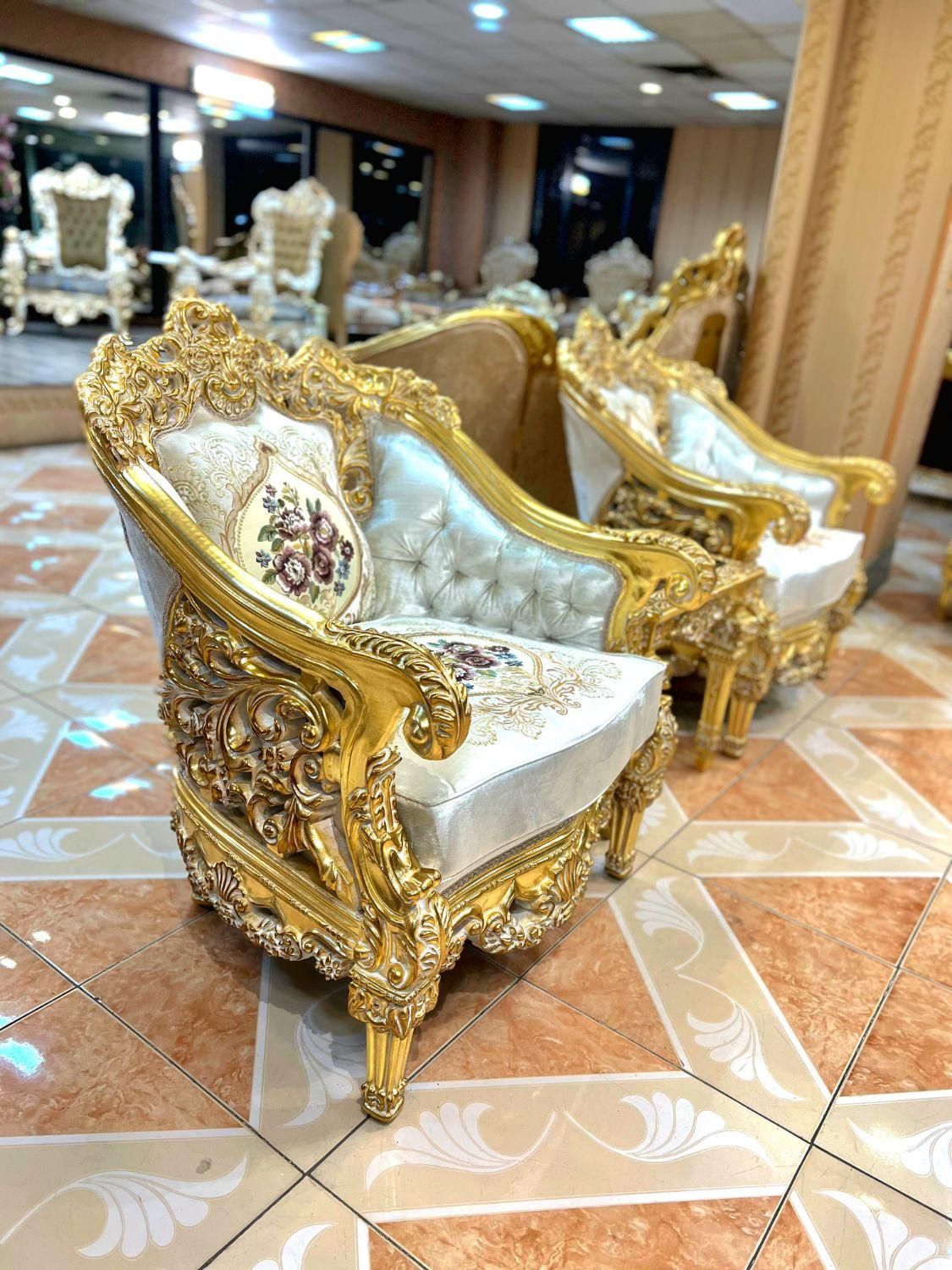 مبل هامون منبت خرچنگی استیل کد۶۷سلطنتی|مبلمان خانگی و میز عسلی|رشت, سعدی (تختی)|دیوار