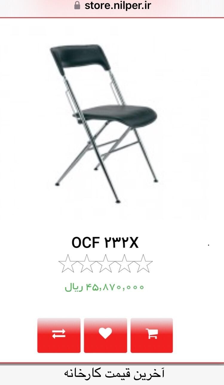 صندلی اصل چرم مشکی نیلپر|صندلی و نیمکت|تهران, گلستان (شهرک راه آهن)|دیوار