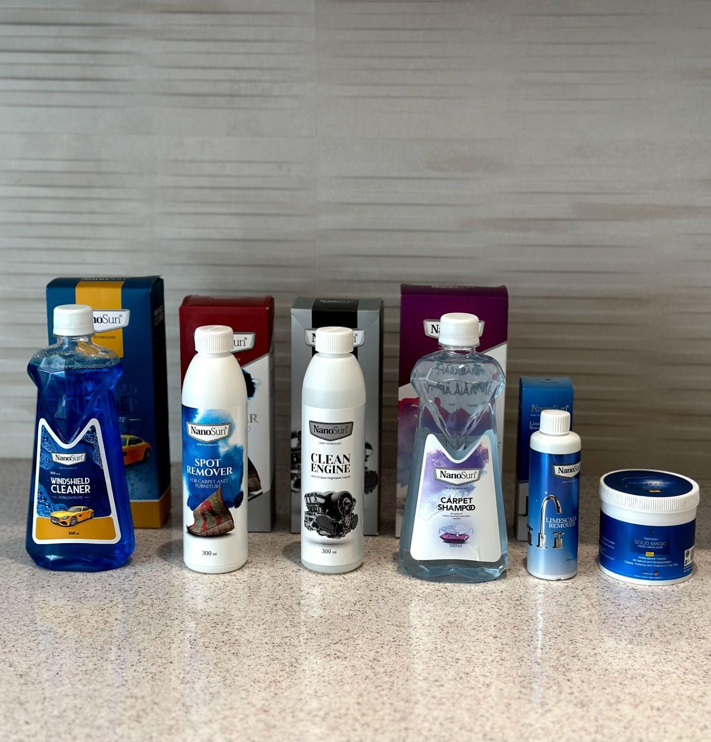 شوینده های منزل وماشین نانوسان اصل وارجینال|مواد شوینده و دستمال کاغذی|شیراز, گل سرخ|دیوار