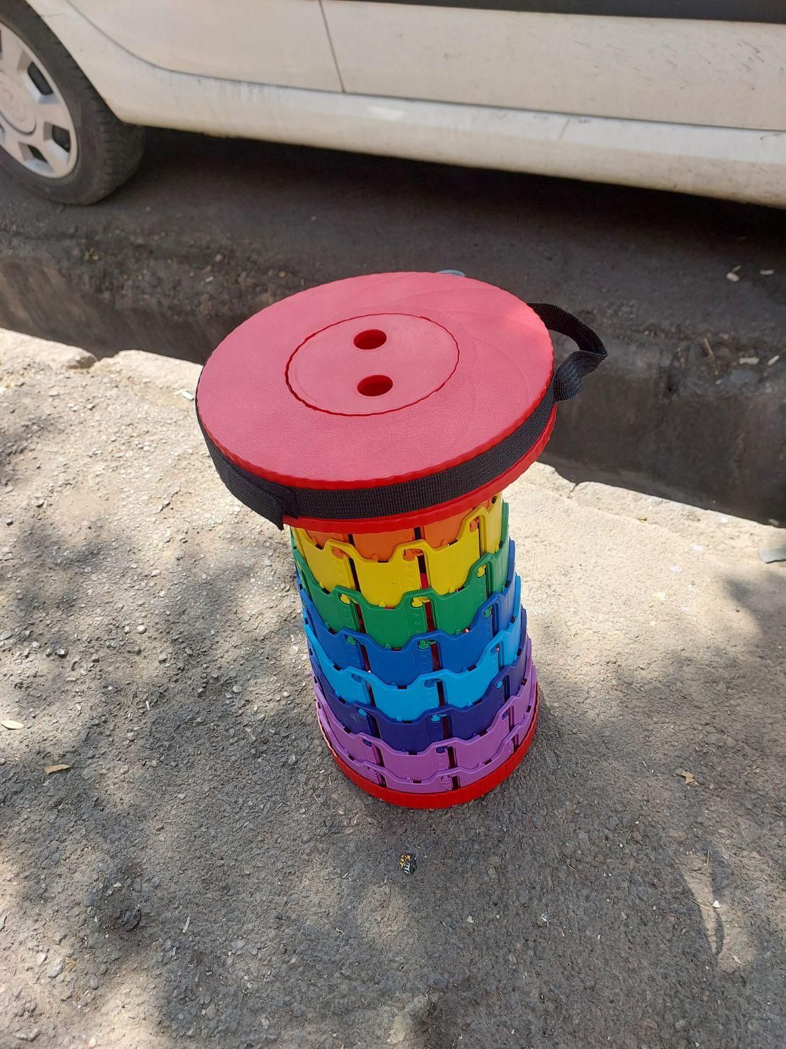 صندلی تاشو پلاستیکی تلسکوپی کمپینگ|صندلی و نیمکت|مشهد, هفده شهریور|دیوار