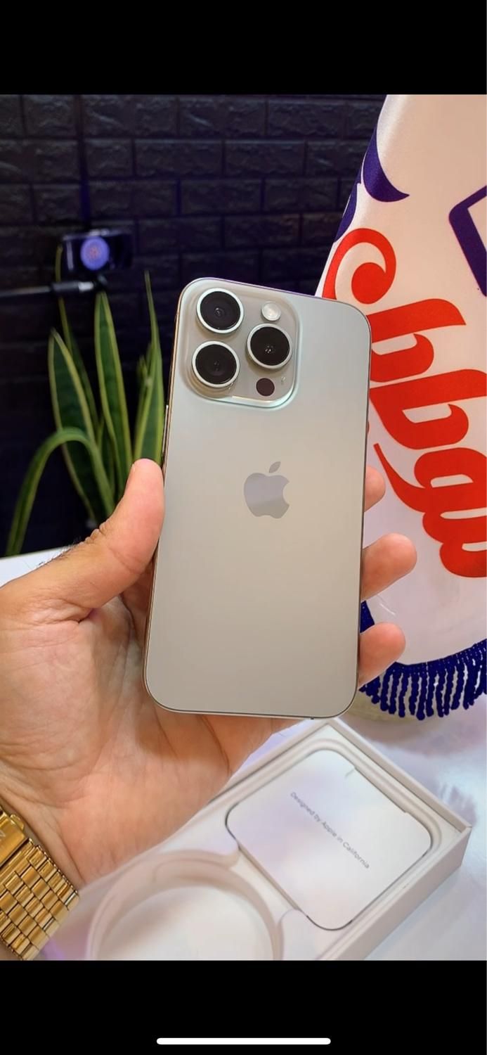 اپل iPhone 15 Pro با حافظهٔ ۲۵۶ گیگابایت|موبایل|بندر انزلی, امامزاده|دیوار