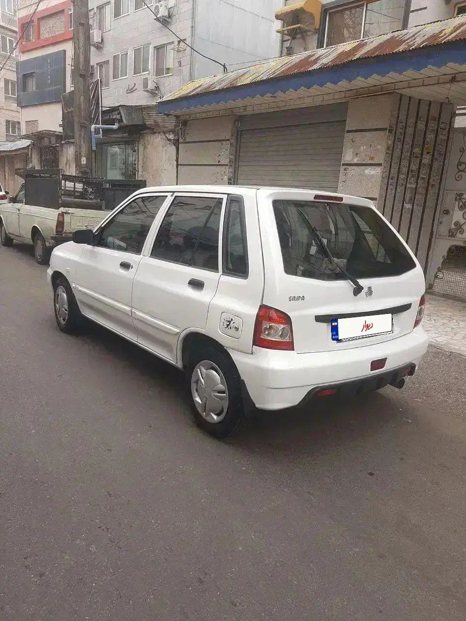 سواری هاچ بک پراید ۱۱۱ مدل SEسال ۱۳۸۹ سفیدروغنی|خودرو سواری و وانت|رشت, فلسطین|دیوار