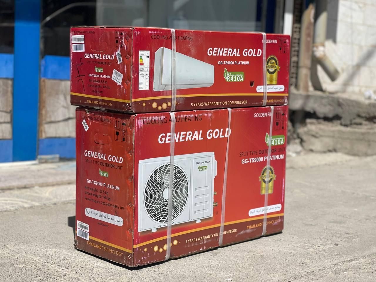 کولرگازی جنرال گلد 24000 مدل GG-S24000 PLATINUM|کولر گازی و فن‌کوئل|بانه, |دیوار