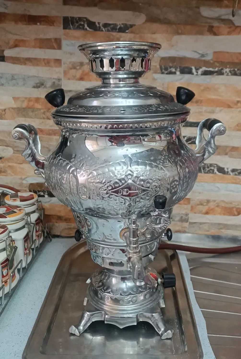 سماور 6 لیتری|سماور، چای‌ساز، قهوه‌ساز|مشهد, الهیه|دیوار