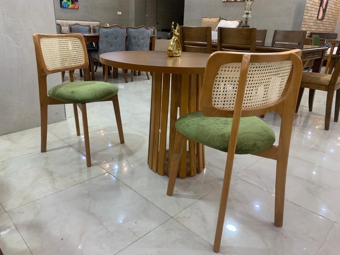 ناهارخوری دو نفره شیک چوب طبیعی مناسب فضای کم|میز و صندلی غذاخوری|آمل, |دیوار