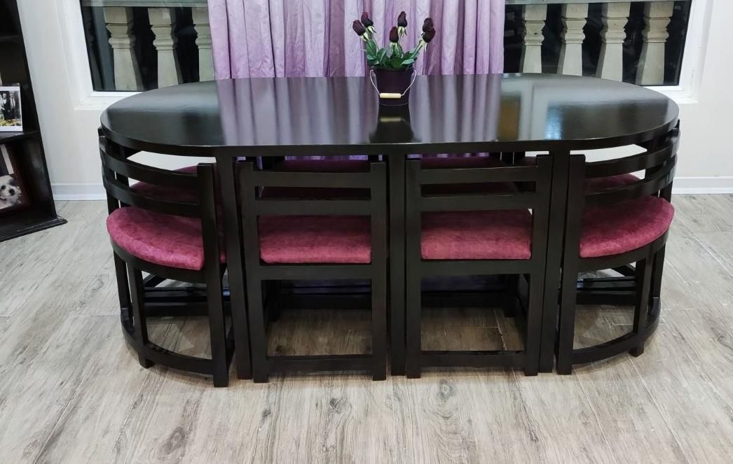 میز نهار خوری ۸ ۱۰ ۶ نفره بیضی غذاخوری نهارخوری شش|میز و صندلی غذاخوری|تهران, یافت آباد جنوبی|دیوار