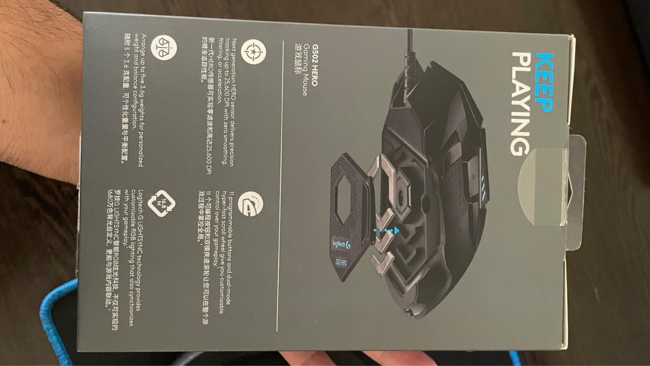 Logitech g 502 hero 25k and kingstar km380g|قطعات و لوازم جانبی رایانه|چالوس, |دیوار