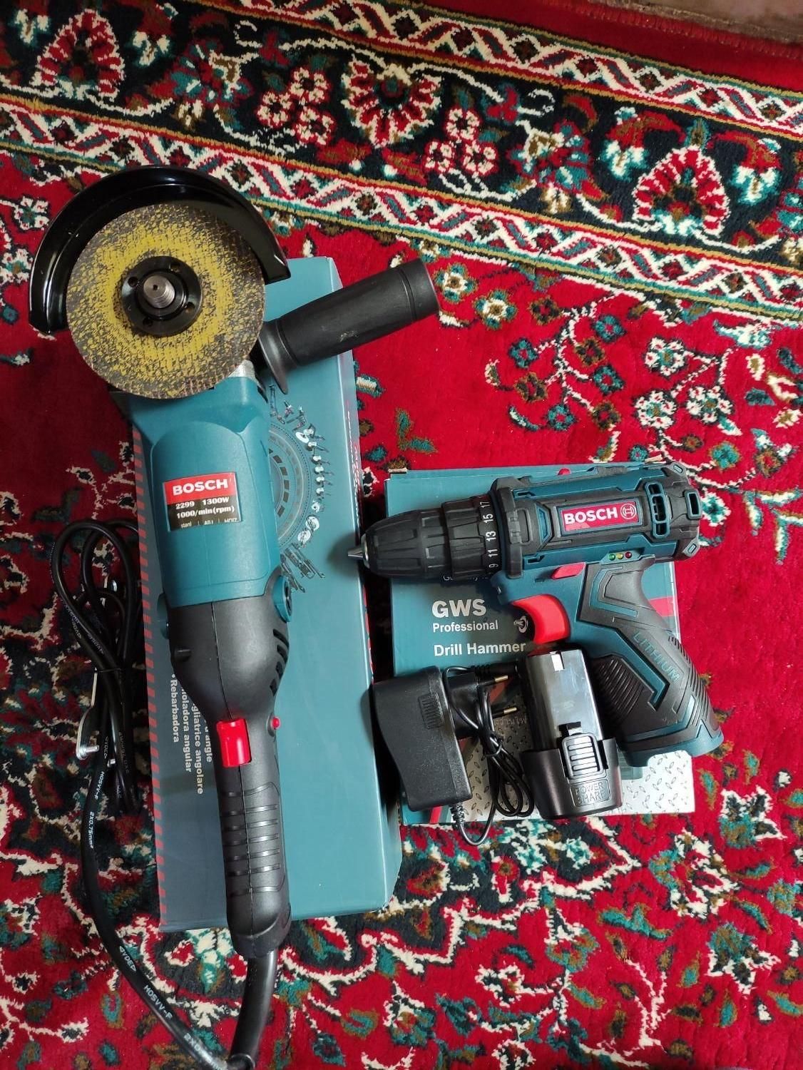 مینی فرز دسته بلند جرمنی آلمانی دلر شارژی بوش دریل|ماشینآلات صنعتی|مشهد, طلاب|دیوار