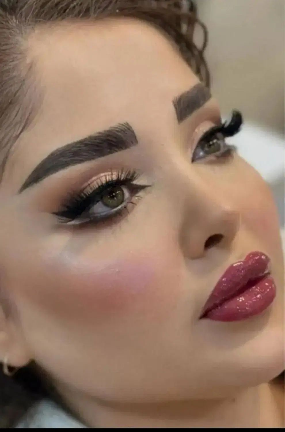 میکاپ و شینیون ۶۵۰،رنگ مو۴۰۰|خدمات آرایشگری و زیبایی|کرمانشاه, |دیوار