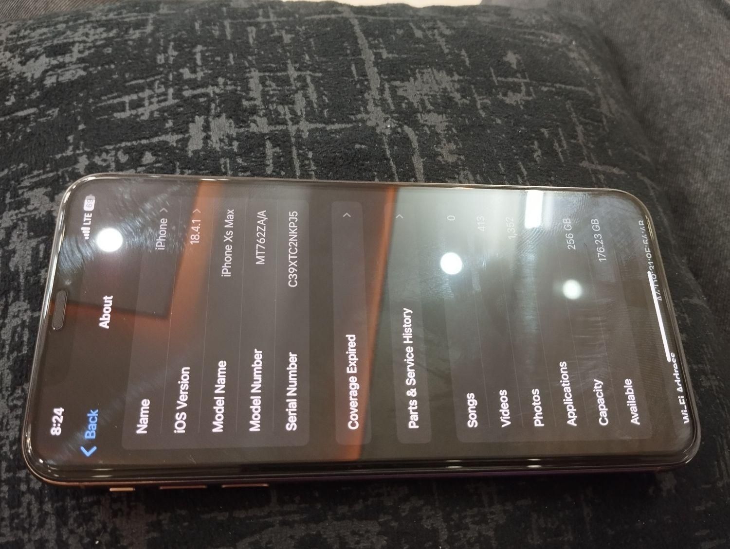 اپل iPhone XS Max با حافظهٔ ۲۵۶ گیگابایت|موبایل|اصفهان, ملک‌شهر|دیوار