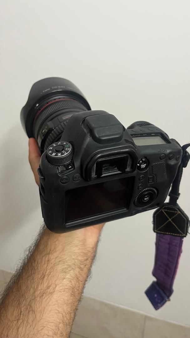 دوربین عکاسی canon 6d لنز۲۴-۱۰۵|دوربین عکاسی و فیلم‌برداری|فسا, |دیوار