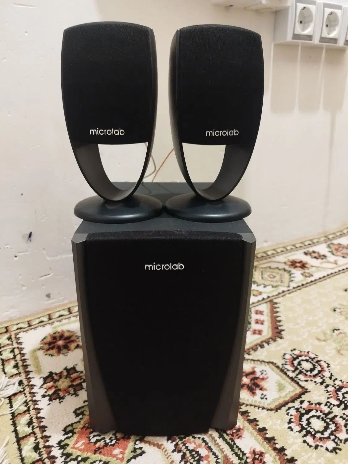 اسپیکر سه تیکه میکرولب x530|قطعات و لوازم جانبی رایانه|اردبیل, |دیوار