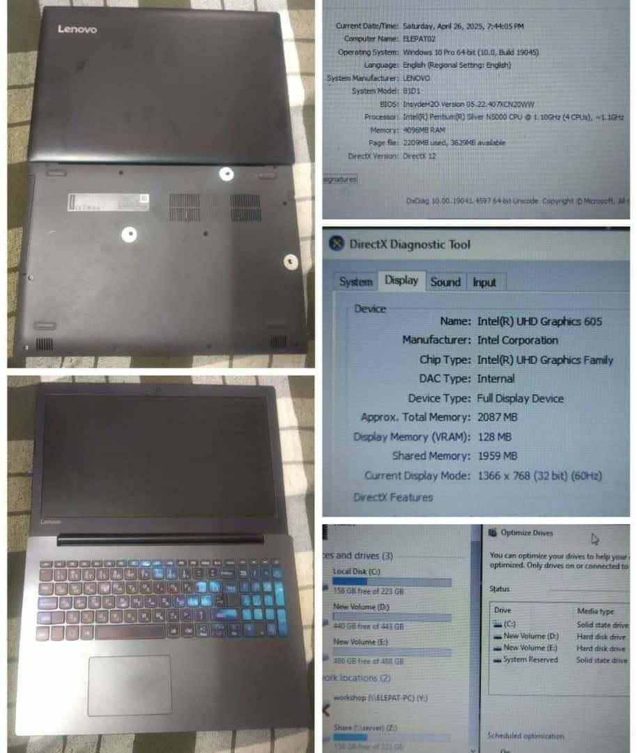 لپ‌تاپ Lenovo IdeaPad Pentium 330-15IGM (مدل 81D1)|رایانه همراه|تهران, نارمک|دیوار