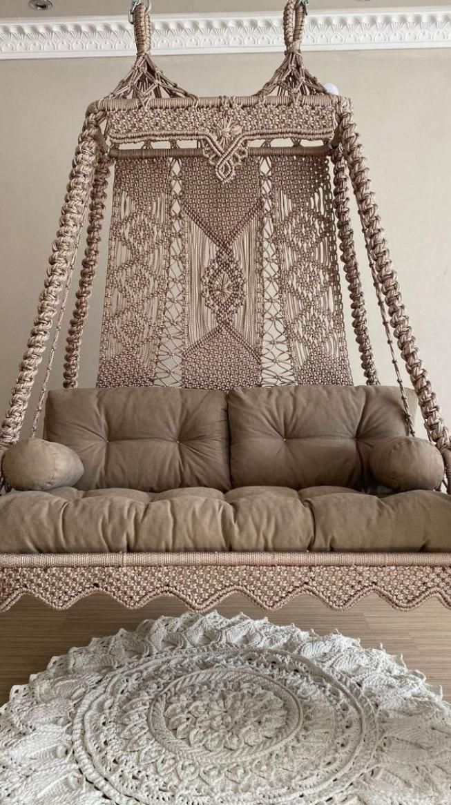 اموزش و فروش تاب مکرومه|مبلمان خانگی و میز عسلی|مشهد, ترمینال|دیوار