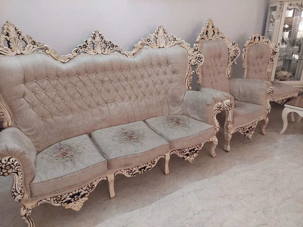 مبل استیل ۹ نفره|مبلمان خانگی و میز عسلی|مشهد, فرودگاه|دیوار