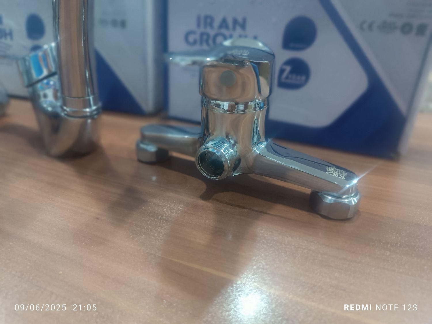 شیرآلات استیل تنه سنگین|مصالح و تجهیزات ساختمان|آبادان, |دیوار