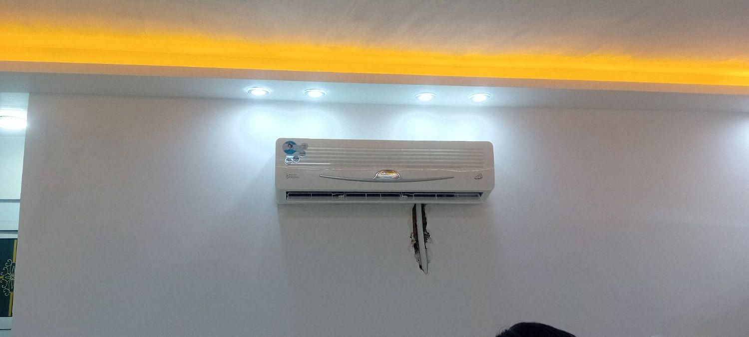 نصب کولرگازی .لوله کشی توکارکولرگازی. سرویس|خدمات پیشه و مهارت|ایلام, |دیوار