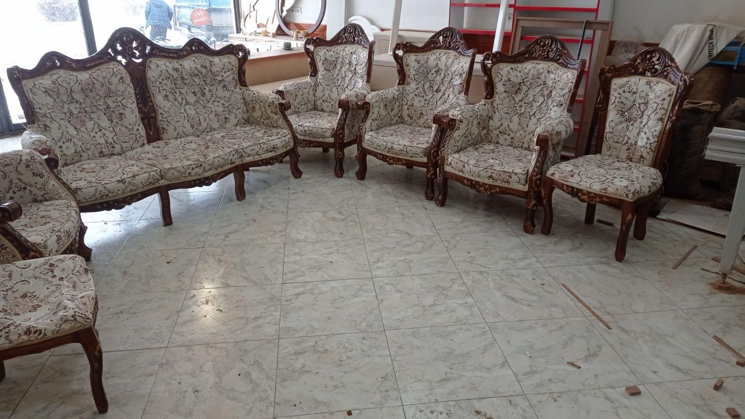 مبل سلطنتی|مبلمان خانگی و میز عسلی|اردبیل, |دیوار