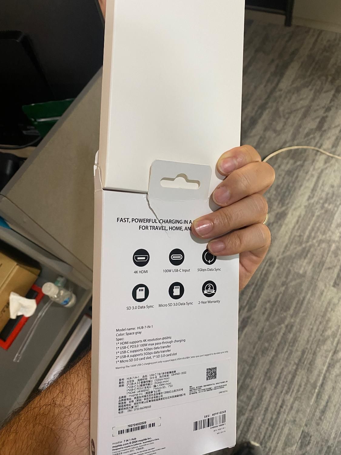 تبدیل ۷ کاره usb c|قطعات و لوازم جانبی رایانه|تهران, اختیاریه|دیوار