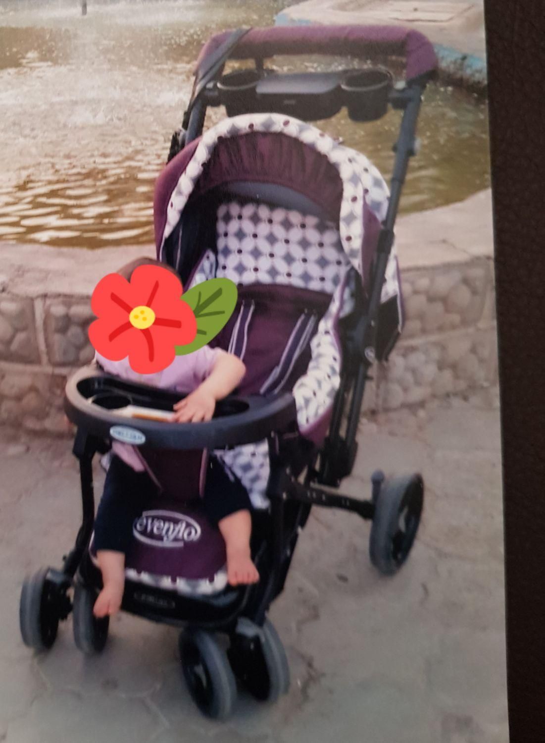 کالسکه کودک دلیجان در حد نونو|کالسکه و لوازم جانبی|سمنان, |دیوار