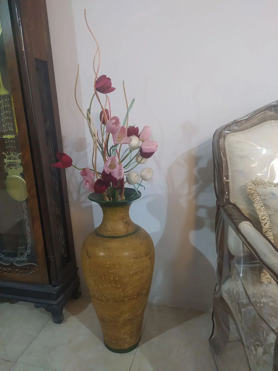 گلدان و گل|گل مصنوعی|مشهد, الهیه|دیوار