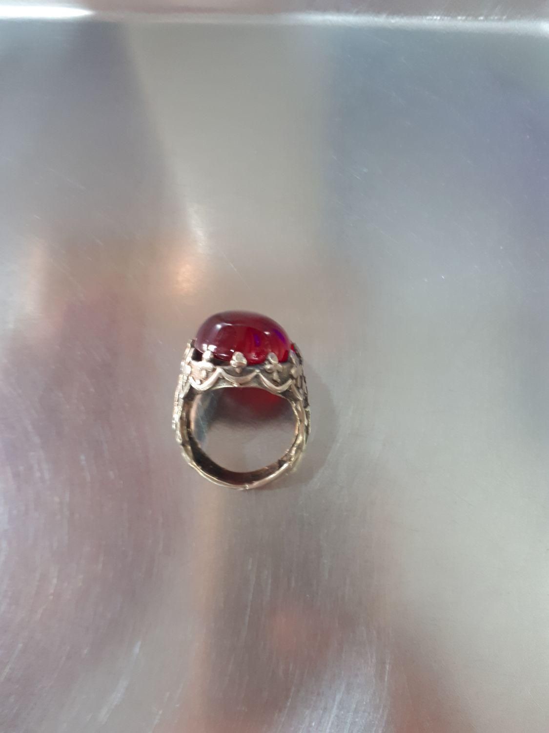 انگشتر نقره نگین عقیق. بوشهر|جواهرات|بوشهر, |دیوار