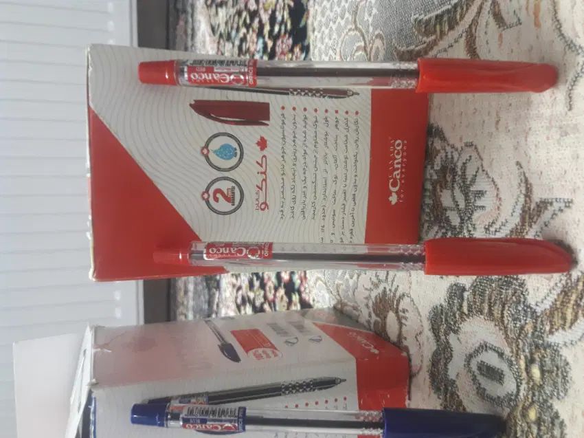 فروش ۶بسته خودکار ابی وقرمز cancoجمعابه مبلغ ۳۵۰۰م|لوازم التحریر|اصفهان, هفتون|دیوار