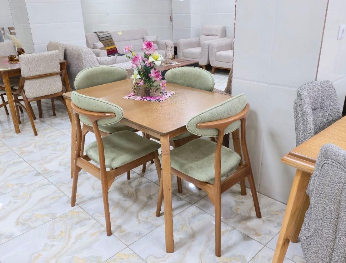 ناهار خوری مدل لوتوس|میز و صندلی غذاخوری|سنندج, |دیوار