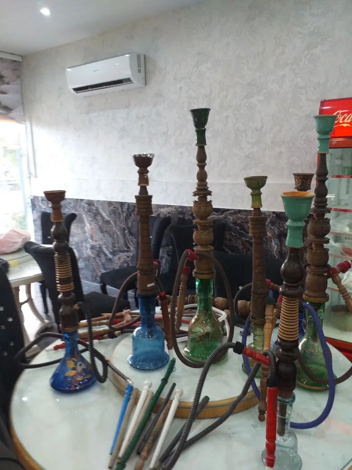 قلیان چوبی طعم دار|صنایع دستی و سایر لوازم تزئینی|رشت, گلباغ نماز|دیوار