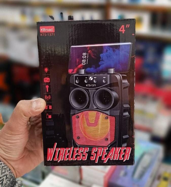اسپیکر بلوتوث باکیفیت 4اینج باکیفیت مدلKTS 1371|پخش‌کننده همراه|خرم‌آباد, |دیوار