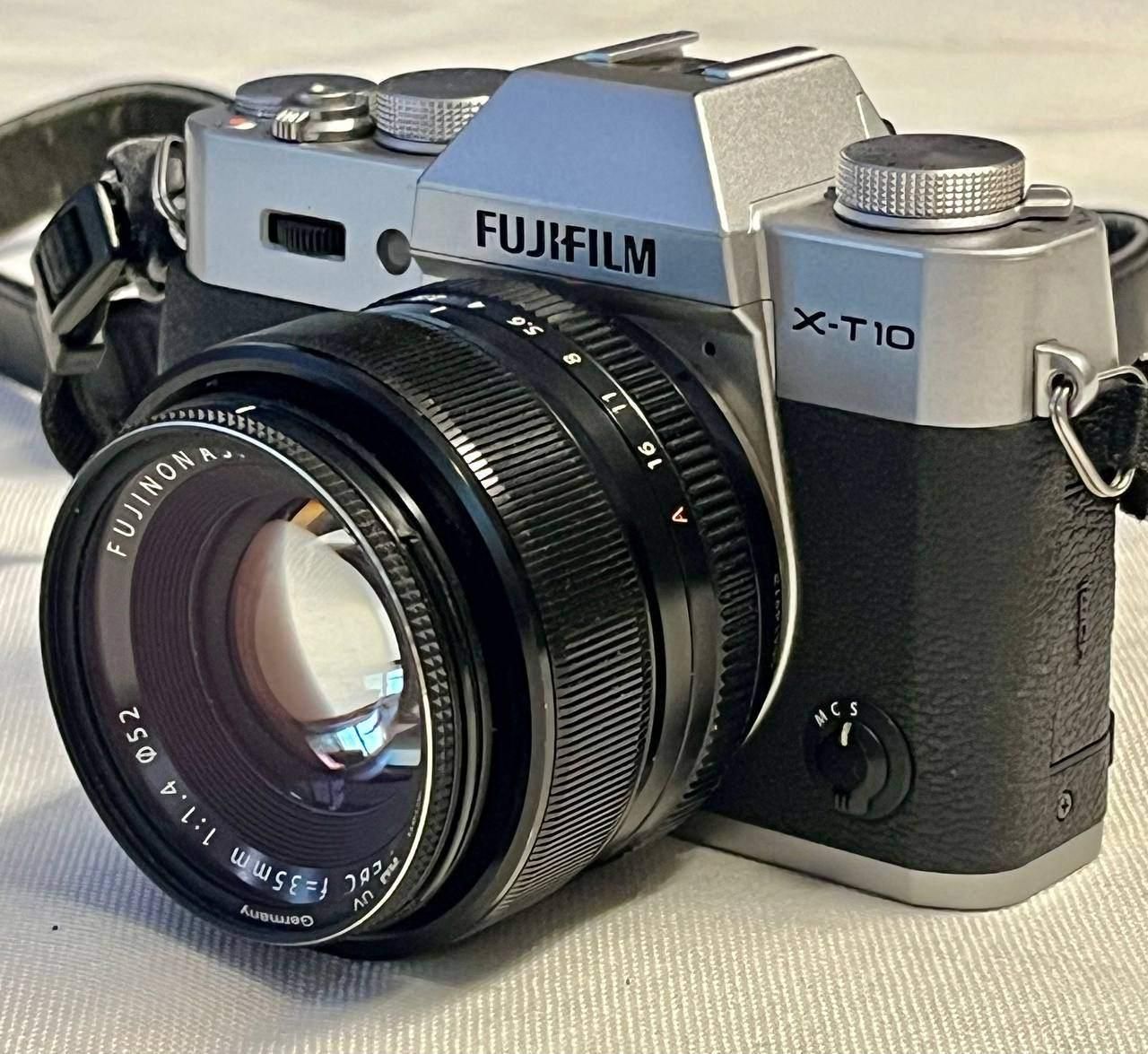 دوربین فوجی Fuji XT 10 mirrorless + 35mm+18-55|دوربین عکاسی و فیلم‌برداری|تهران, کوی فراز|دیوار