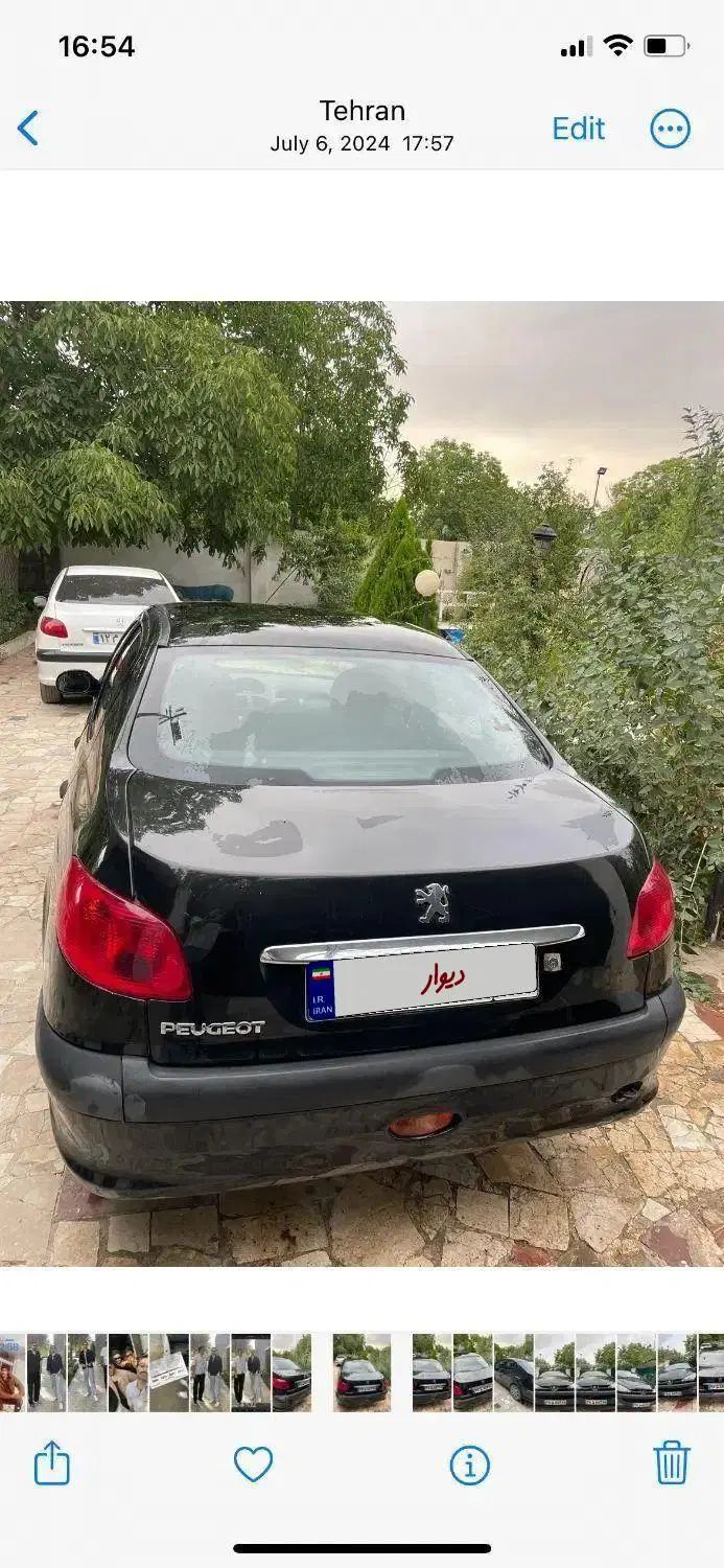 پژو ۲۰۶ sd مدل ۹۰|خودرو سواری و وانت|کرج, فاز ۱ مهرشهر|دیوار