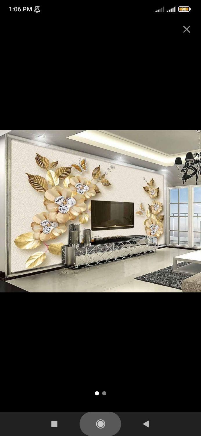 نصاب کاغذ دیواری و پوستر سه بعدی ایرانی و خارجی|خدمات پیشه و مهارت|ساوه, |دیوار