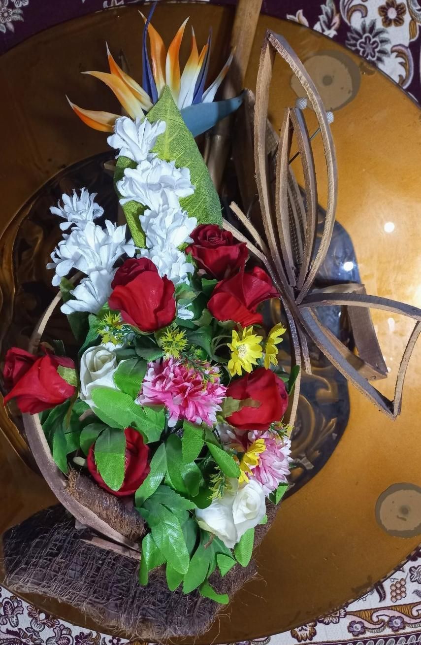 گل زیبا|گل مصنوعی|قرچک, |دیوار