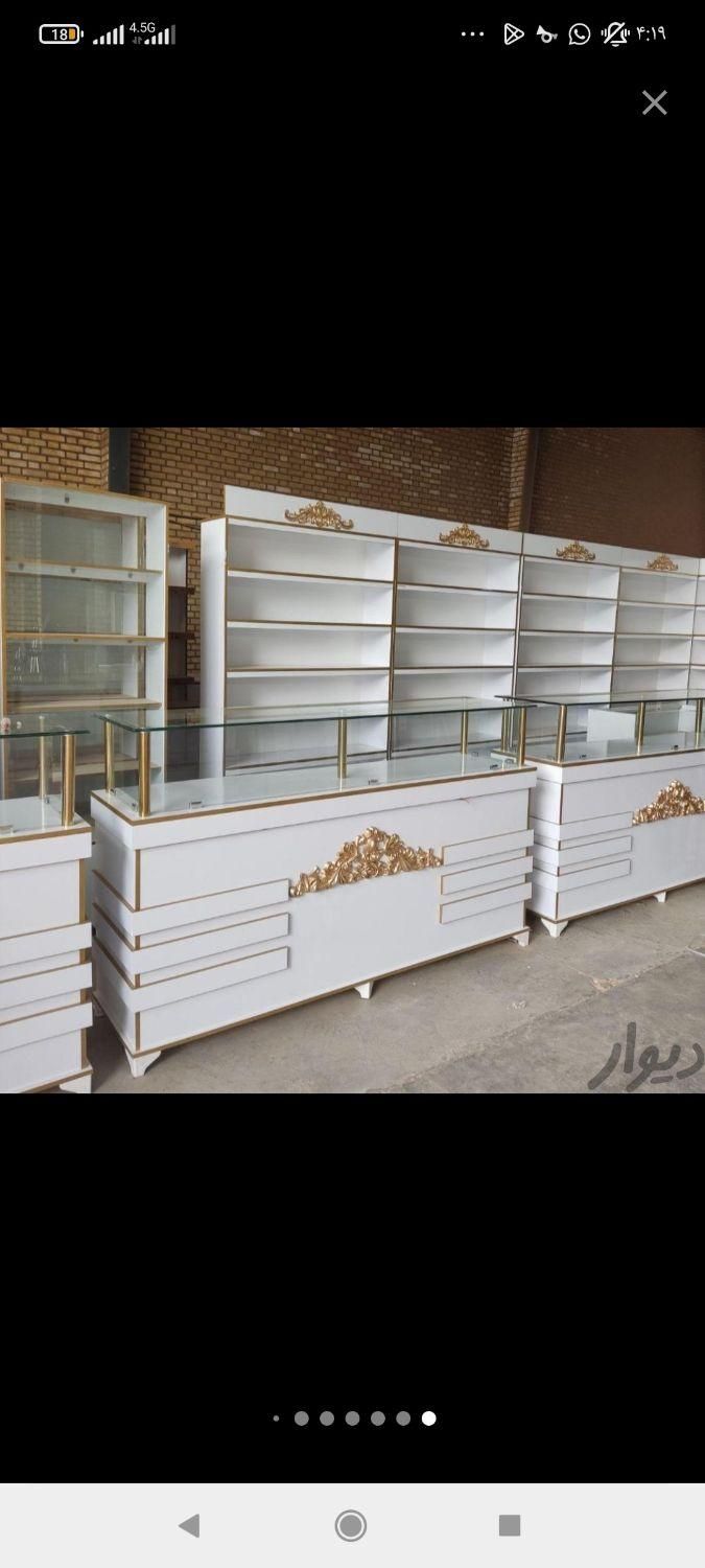 ساخت قفسه میز پیش خوان اطاق پرو|فروشگاه و مغازه|نیشابور, باغرود|دیوار