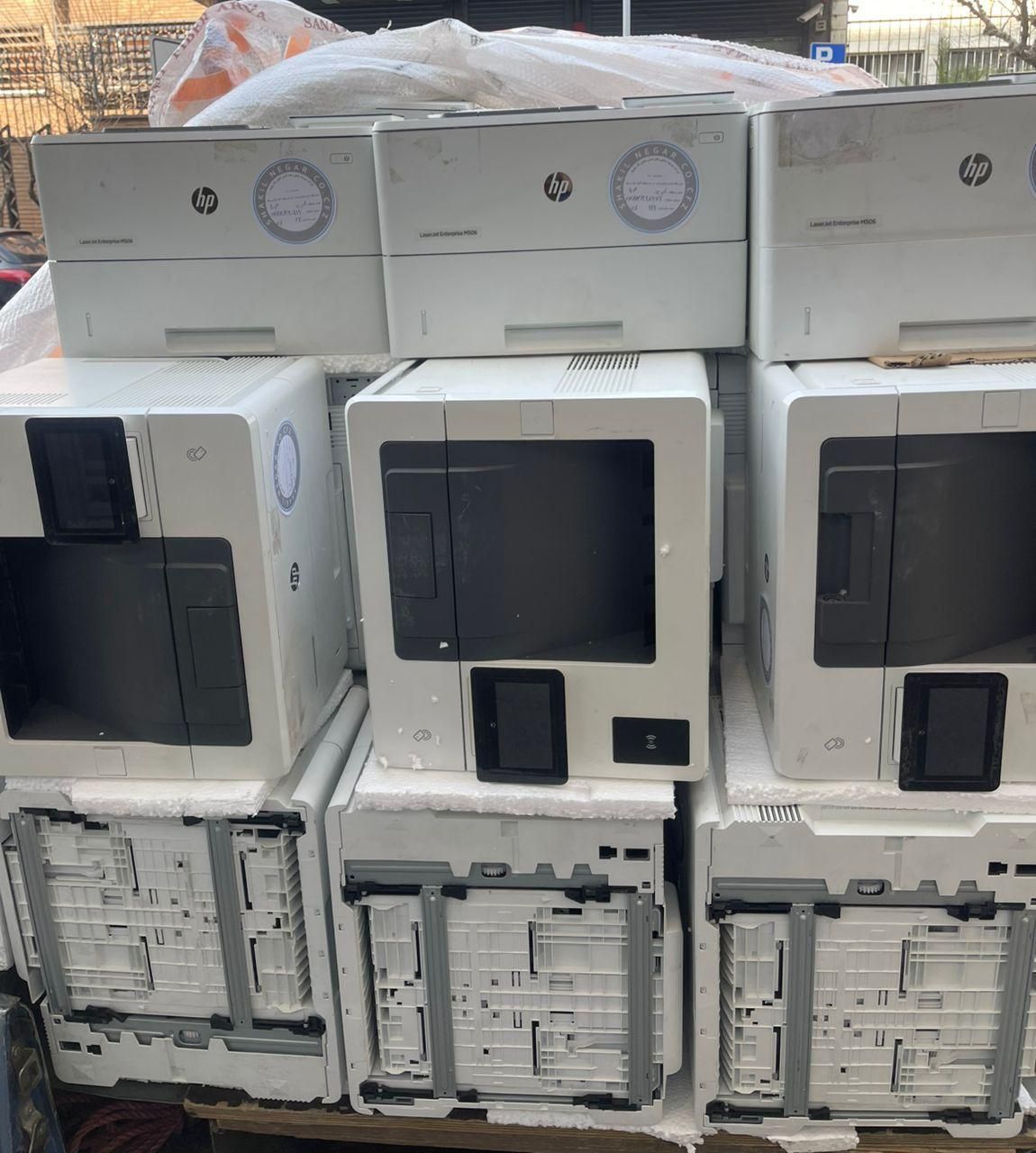 پرینتر hp 506dnw  با وای فای|پرینتر، اسکنر، کپی، فکس|ایلام, |دیوار