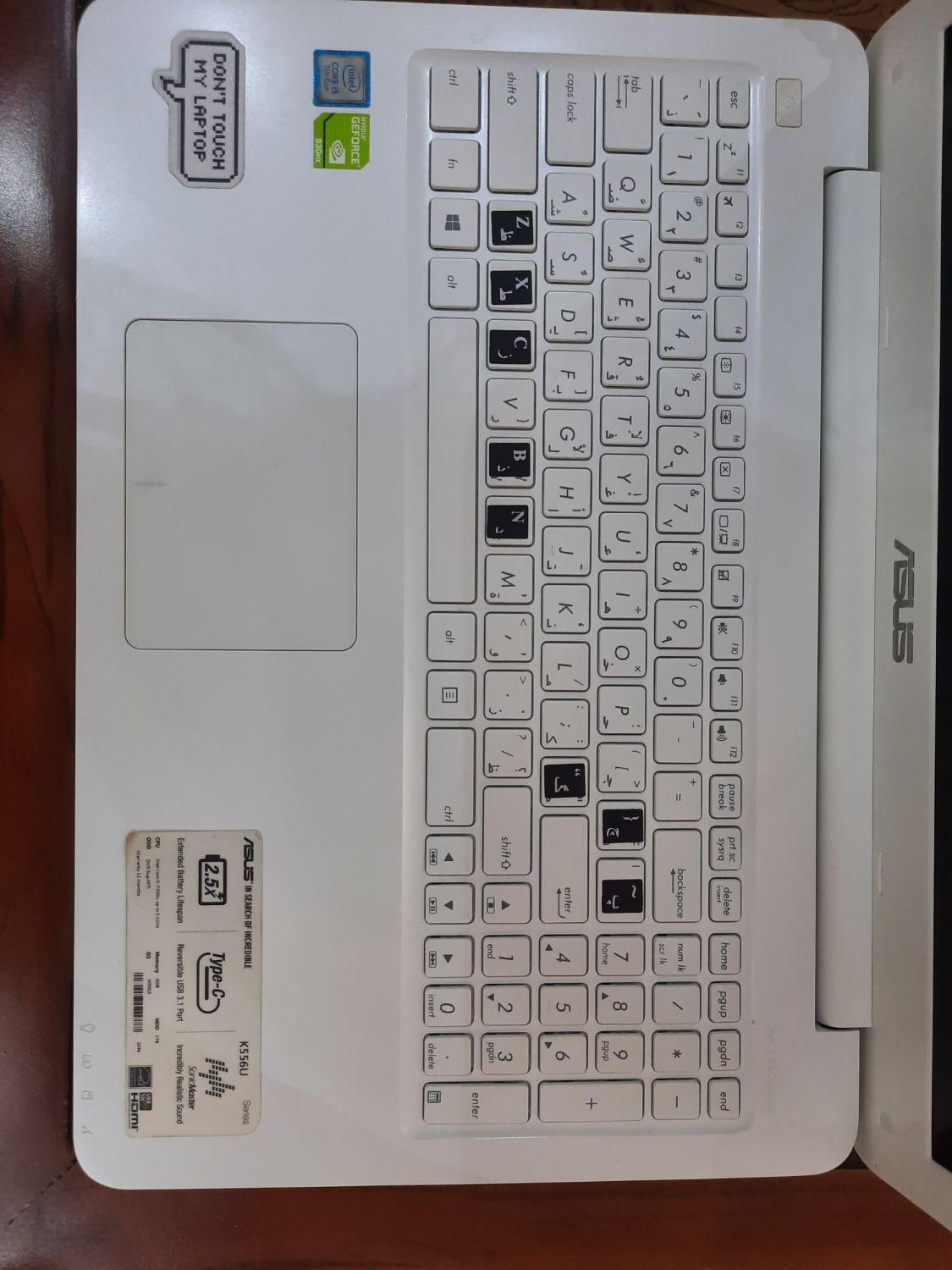 لپتاپ asus k556u سفید|رایانه همراه|تهران, پیروزی|دیوار