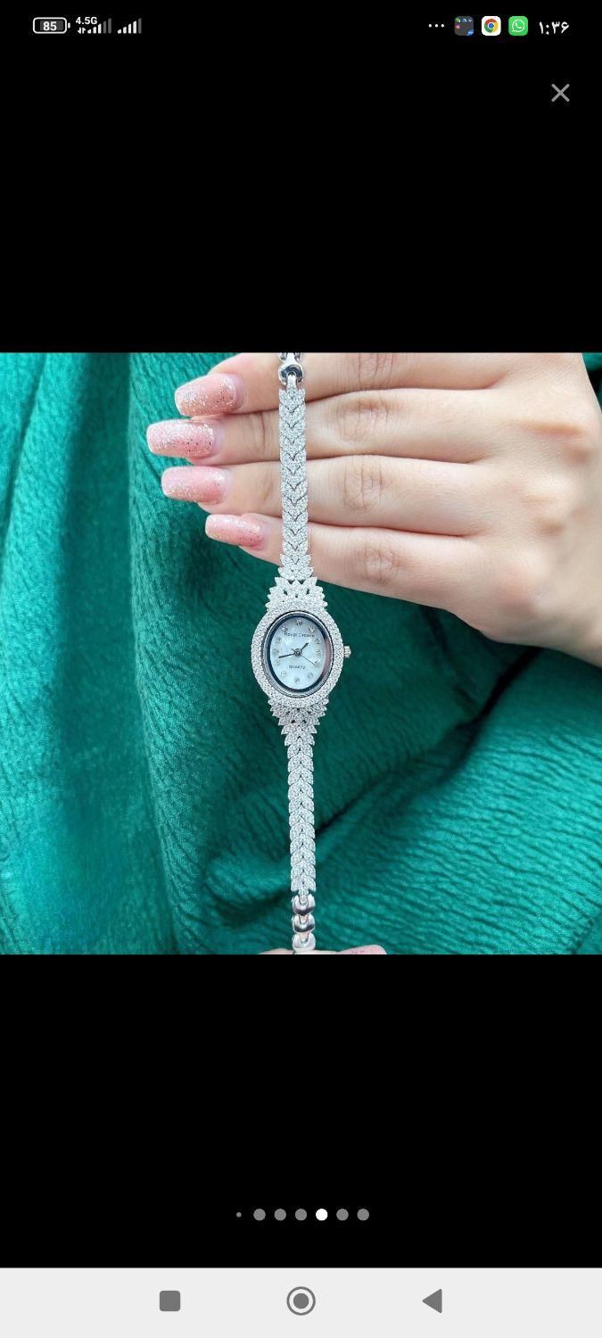 ساعت نقره با موتور ژاپن سرویس نقره روکش طلا کد1356|بدلیجات|تبریز, |دیوار